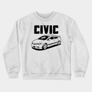 Civic FD2 (white) Crewneck Sweatshirt